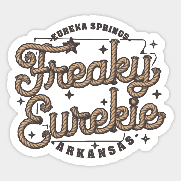 Freaky Eurekie Sticker by rt-shirts
